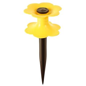 Leszúrható tömlővezető görgő, szimpla, műanyag