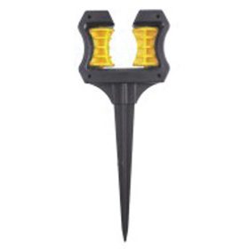 Leszúrható tömlővezető görgő, dupla, műanyag