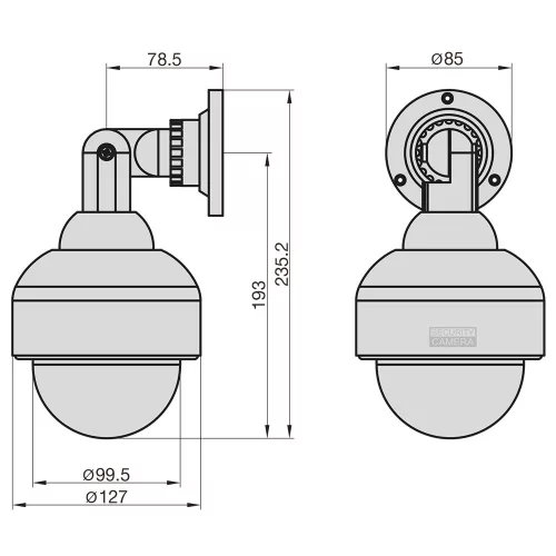 Basi-KA 302-dome álkamera