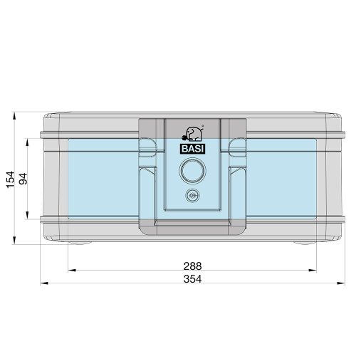 Basi-DB 210 S-tűz- és vízálló kazetta