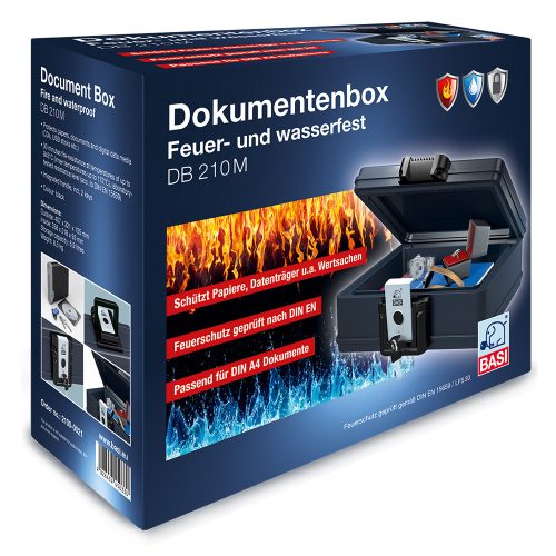 Basi-DB 210 M tűz- és vízálló kazetta