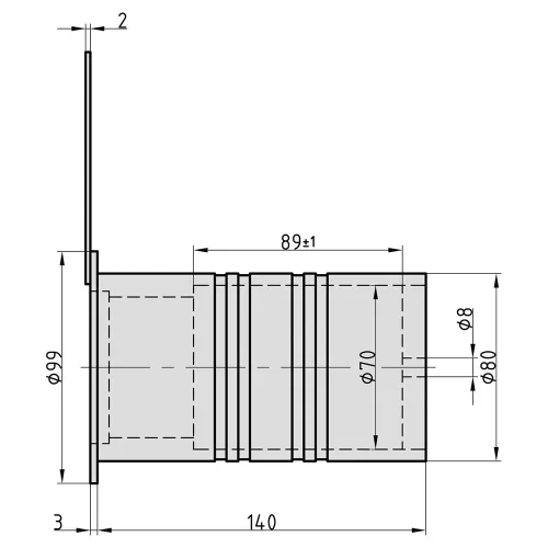 Basi-RT 103 S-nagyméretű csőszéf