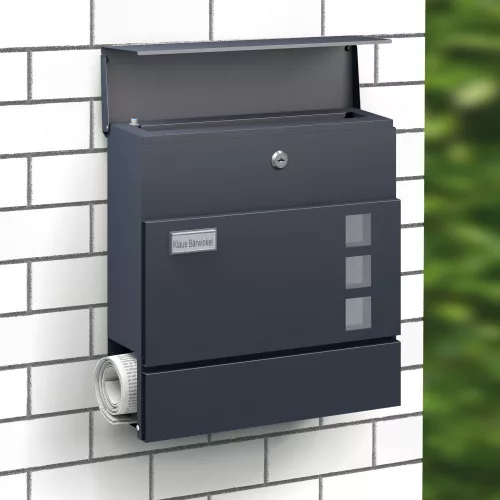 Basi-BK 380M-modern újságtartós postaláda