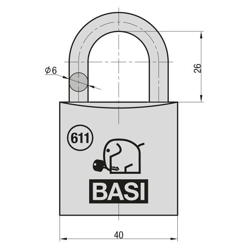 Basi-VHS 611 40 normál lakat