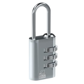 Basi-KS 611L-számzáras bőrönd lakat