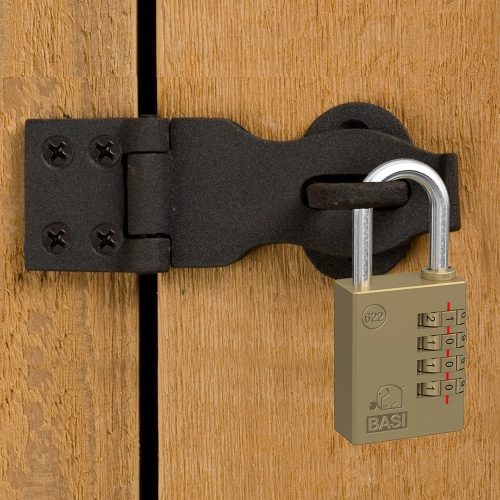 Basi-VHS 622 40 számzáras réz lakat