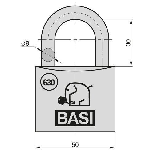 Basi-VHS 630 50 alumínium lakat