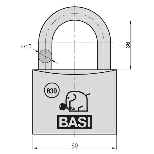 Basi-VHS 630 60 alumínium lakat