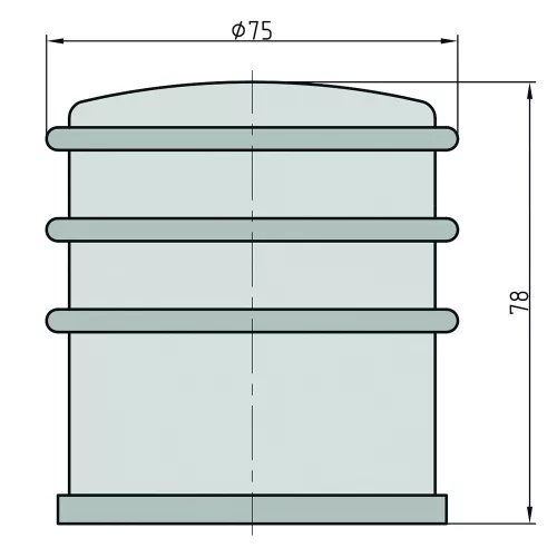 Basi-BTS 21 75 nehéz ajtókitámasztó