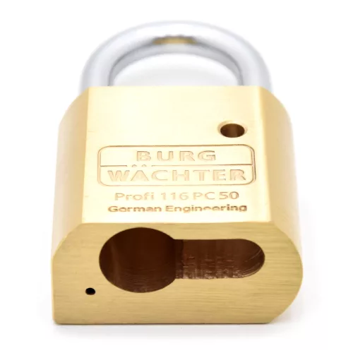 Burg Wachter-Profi 116 PC 50 biztonsági lakat félcilinderhez előkészítve