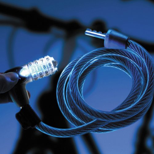 Burg Wachter-230 180 L számzáras biciklizár megvilágított számokkal