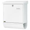Burg Wachter-ComfortSet 91300 W nagyméretű kerítésen kívüli postaláda újságtartóval