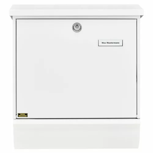 Burg Wachter-ComfortSet 91300 W nagyméretű kerítésen kívüli postaláda újságtartóval