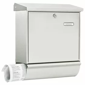   Burg Wachter-ComfortSet 39130 NI nagyméretű kerítésen kívüli postaláda újságtartóval