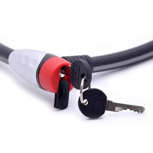 Burg Wachter-650 80 Reflex erős kerékpárzár fényvisszaverő csíkokkal