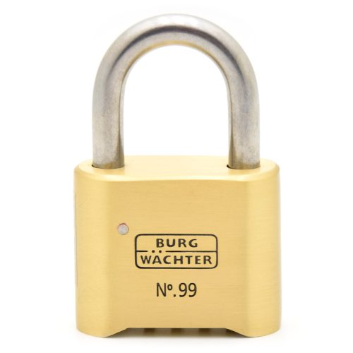 Burg Wachter-No 99 Ni 50 SB rozsdamentes biztonsági számzáras lakat
