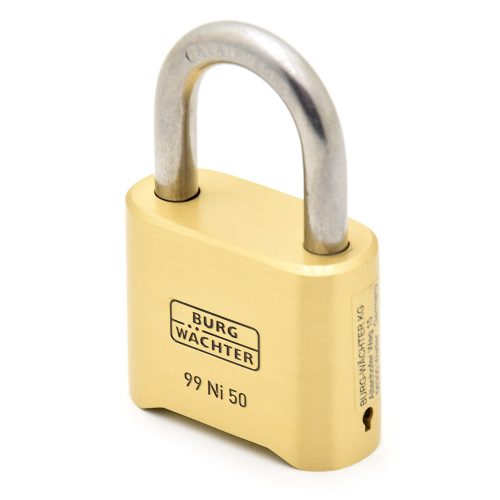 Burg Wachter-No 99 Ni 50 SB rozsdamentes biztonsági számzáras lakat