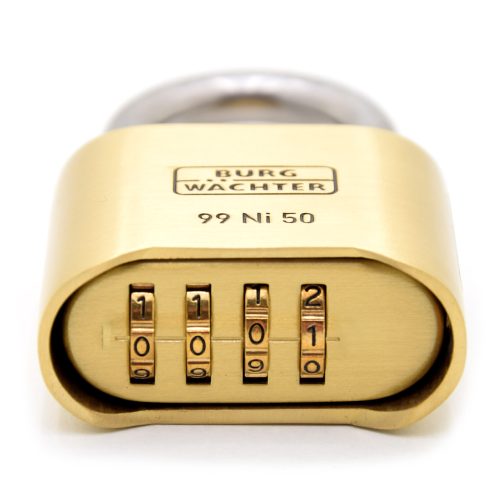 Burg Wachter-No 99 Ni 50 SB rozsdamentes biztonsági számzáras lakat