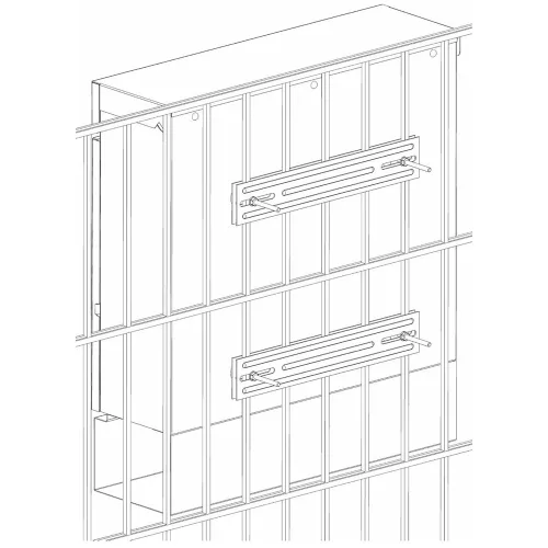 Burg Wachter-BK Zaun Kit 3825 NI-postaláda rögzítőkészlet