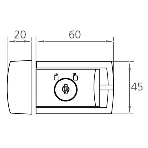 Burg Wachter-WZ 60 BR biztonsági tolózár