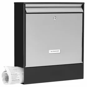   Burg Wachter-OxfordSet 68770 BS modern kültéri társasházi postaláda újságtartóval