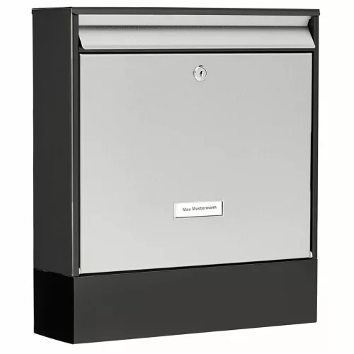 Burg Wachter-OxfordSet 68770 BS modern kültéri társasházi postaláda újságtartóval