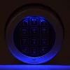 M-Locks-AL 3015-Alpha billentyűzet elemtartóval és LED világítással