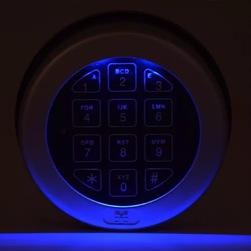 M-Locks-AL 3015-Alpha billentyűzet elemtartóval és LED világítással