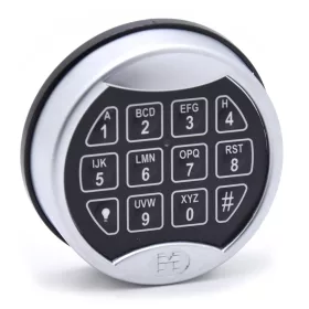   M-Locks-PL 3015-fém billentyűzet elemtartóval és LED világítással