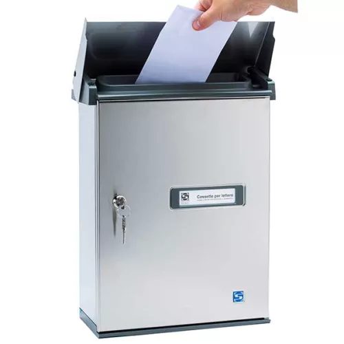 Silmec-Serenissima nagyméretű inox postaláda