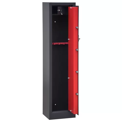 Technomax-TCH 5-fegyverszekrény kulcsos zárral