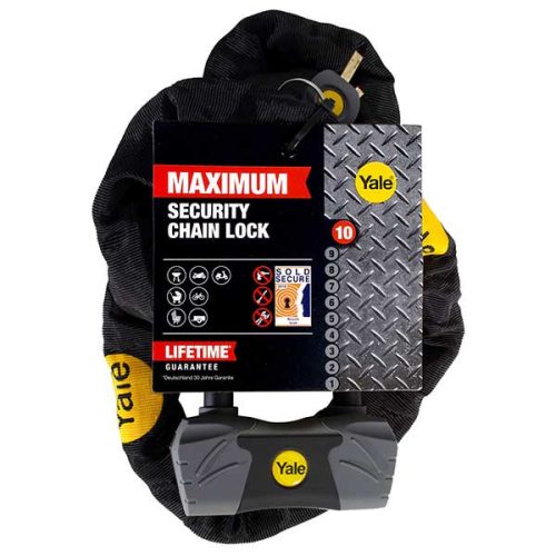Yale-YCL3/10/110/1-nagybiztonságú lánc és lakat kombináció