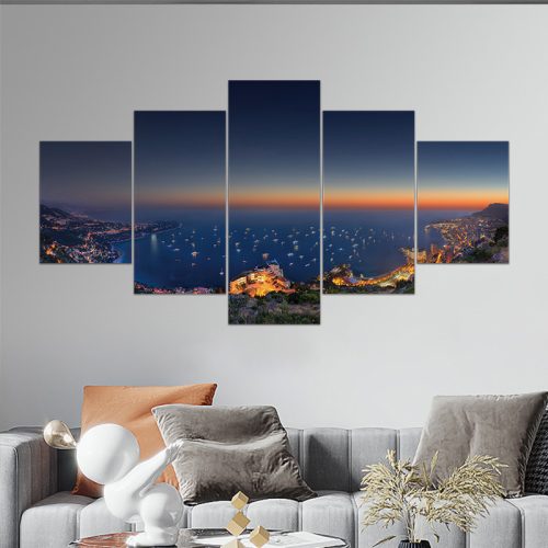 Vászon falikép szett, 5 részes, 150 X 80 cm