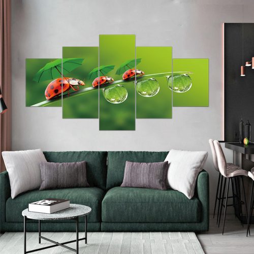 Vászon falikép szett, 5 részes, 150 X 80 cm