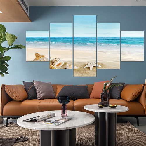 Vászon falikép szett, 5 részes, 150 X 80 cm