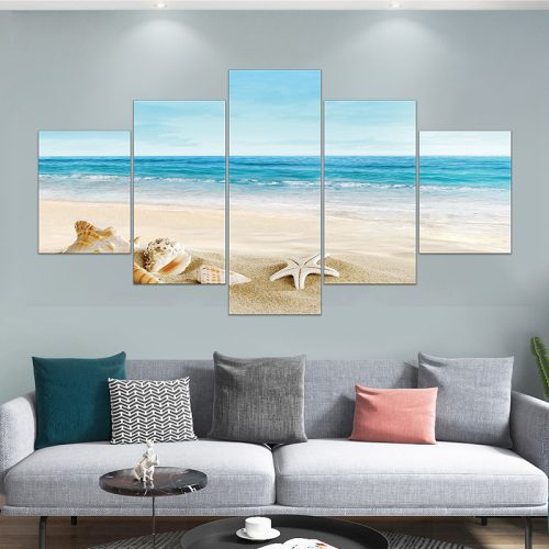 Vászon falikép szett, 5 részes, 150 X 80 cm