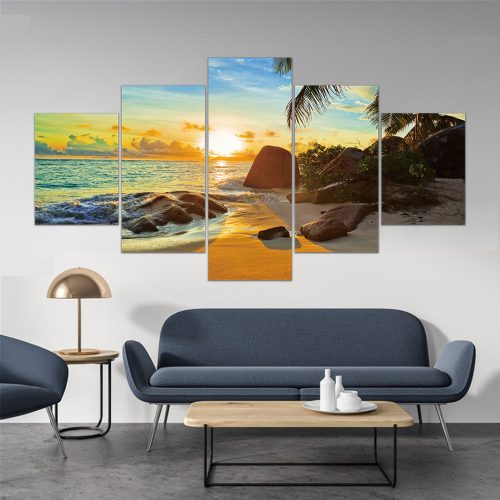 Vászon falikép szett, 5 részes, 150 X 80 cm