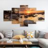 Vászon falikép szett, 5 részes, 150 X 80 cm