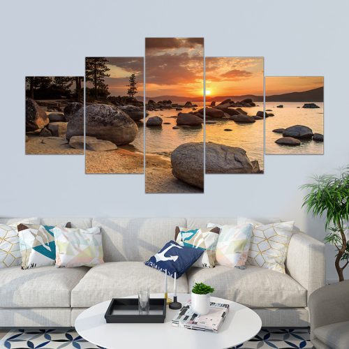 Vászon falikép szett, 5 részes, 150 X 80 cm