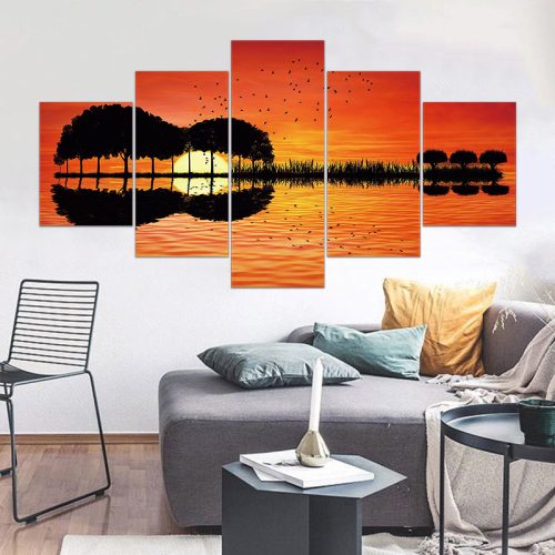 Vászon falikép szett, 5 részes, 150 X 80 cm