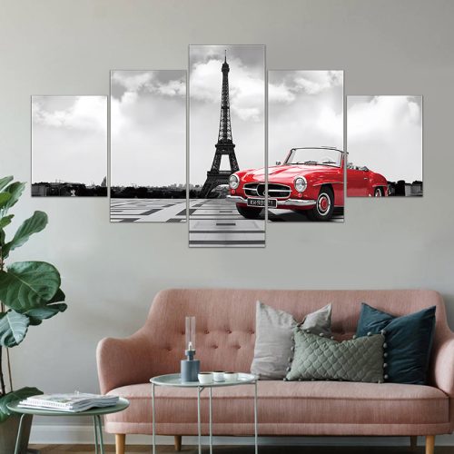 Vászon falikép szett, 5 részes, 150 X 80 cm