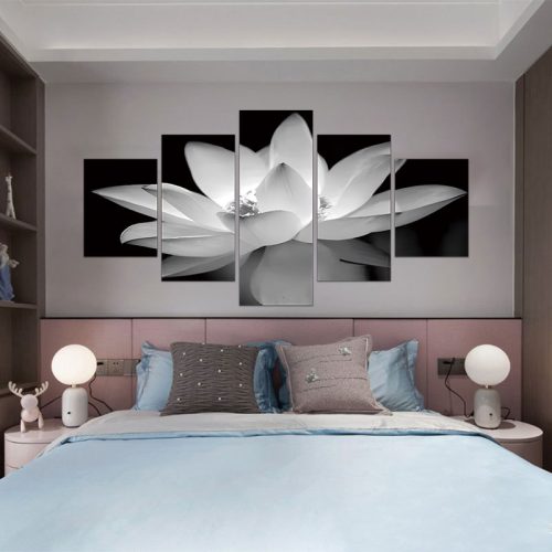 Vászon falikép szett, 5 részes, 150 X 80 cm