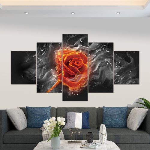 Vászon falikép szett, 5 részes, 150 X 80 cm