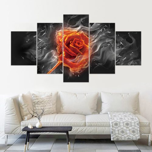 Vászon falikép szett, 5 részes, 150 X 80 cm