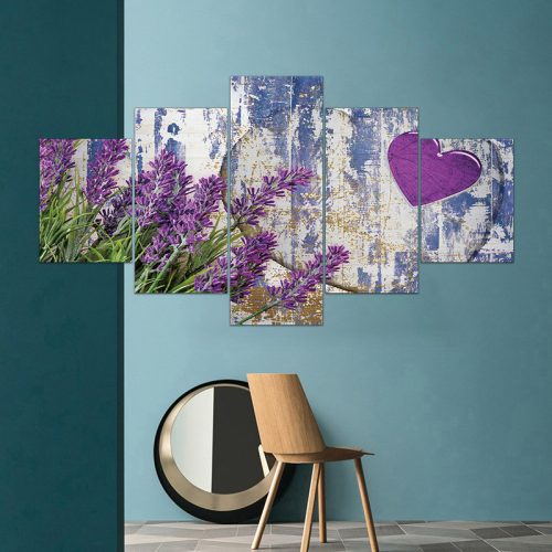 Vászon falikép szett, 5 részes, 150 X 80 cm