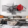 Vászon falikép szett, 5 részes, 150 X 80 cm