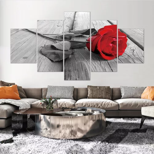 Vászon falikép szett, 5 részes, 150 X 80 cm