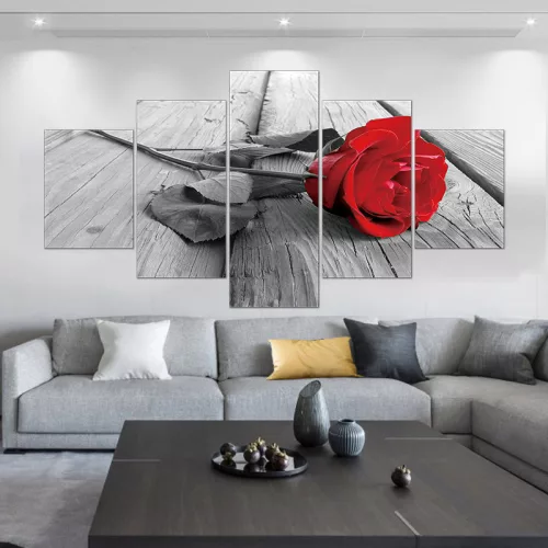 Vászon falikép szett, 5 részes, 150 X 80 cm