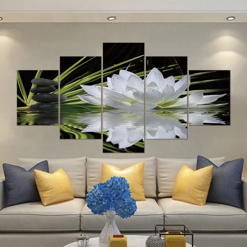 Vászon falikép szett, 5 részes, 150 X 80 cm