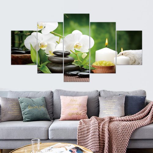 Vászon falikép szett, 5 részes, 150 X 80 cm